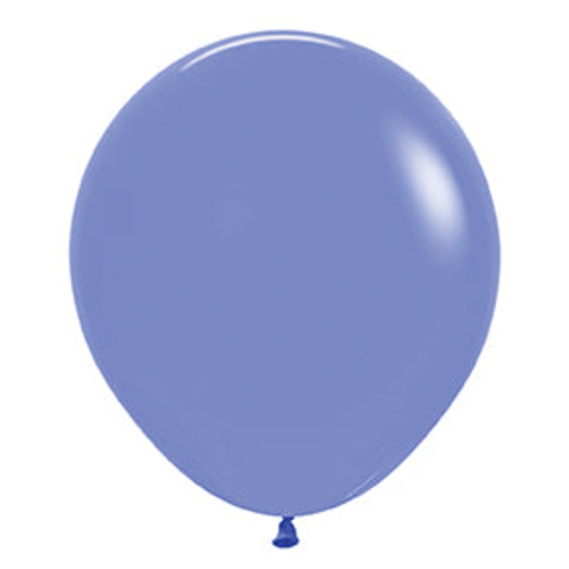 18 inch Sempertex Deluxe Periwinkle Blue Latex Balloons 6ct