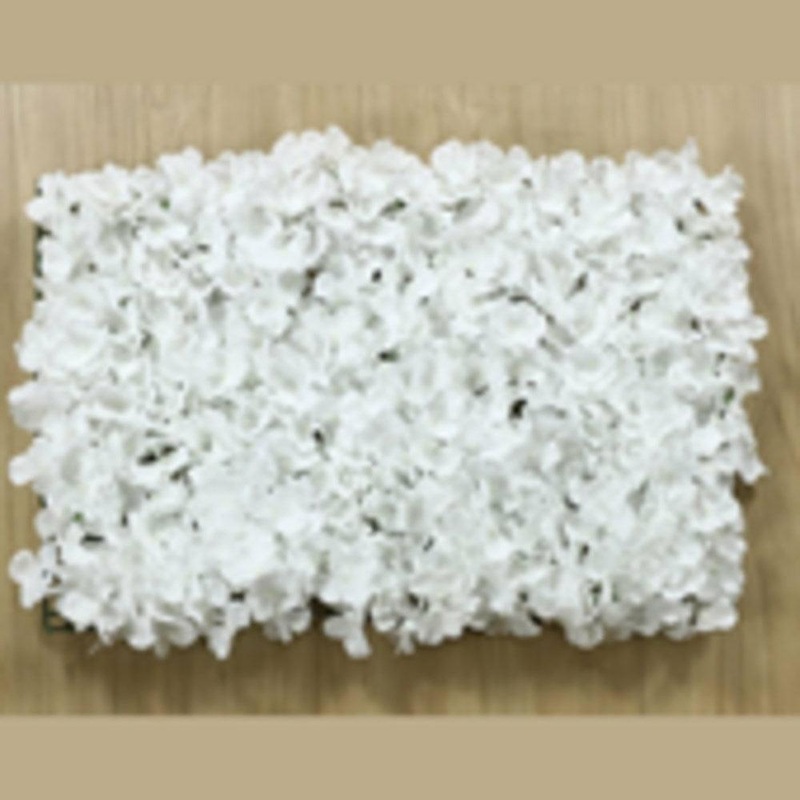 Hydrangea Panel 17inX24in White