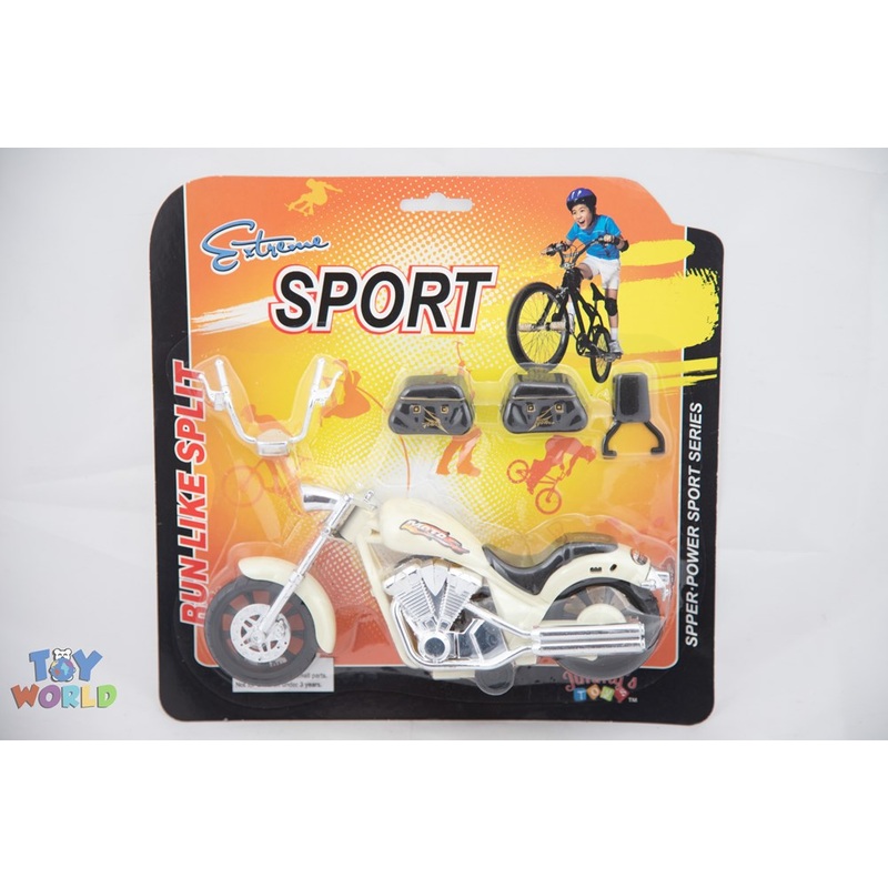 Motorcycle in blister card asst.Color