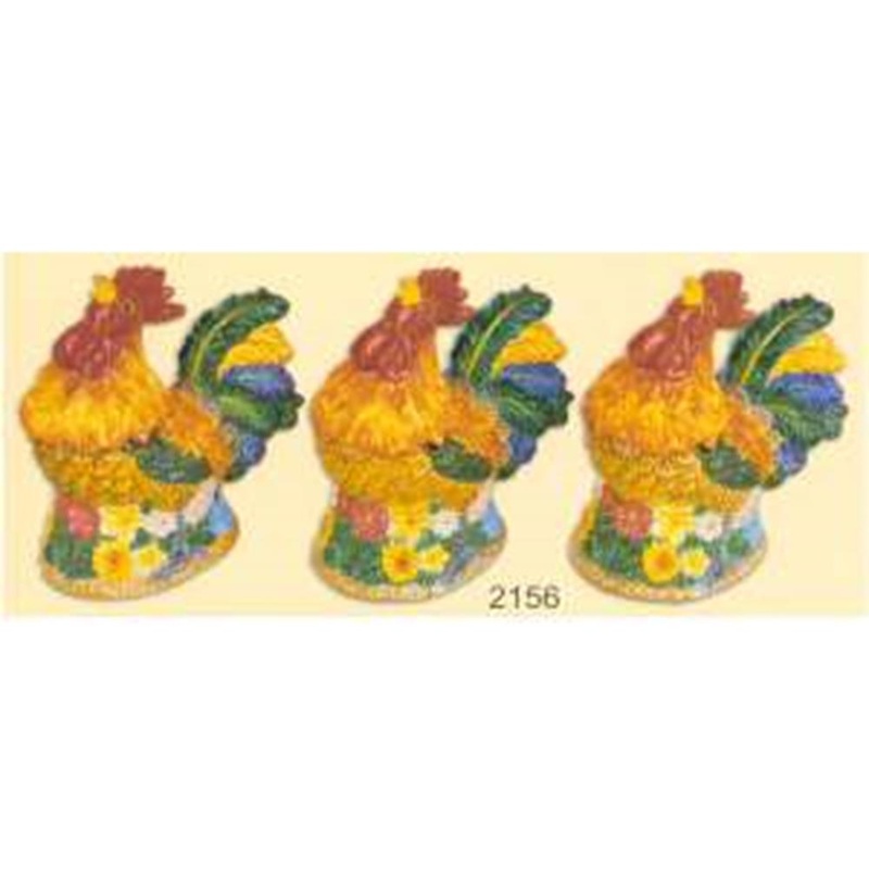 New Rooster Storage Jar 3 Cp