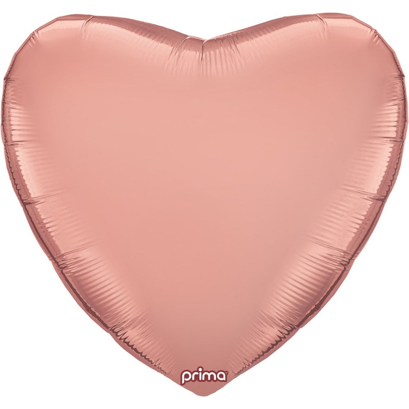 Prima  Rose Gold Heart 32 inch Foil Balloon 1ct