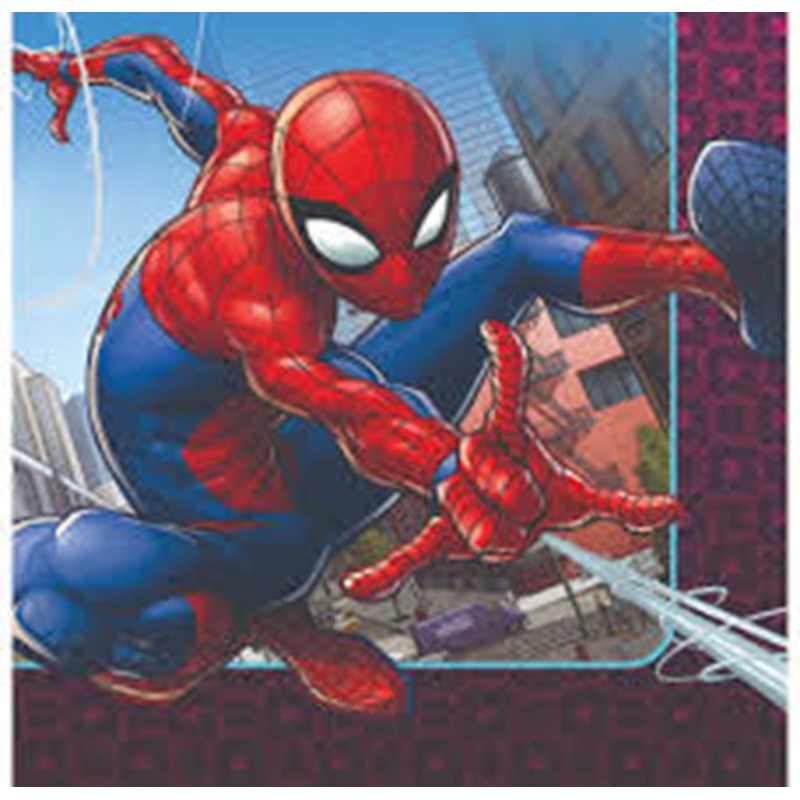 Spiderman Webbed Wonder Luncheon Napkins 16ct