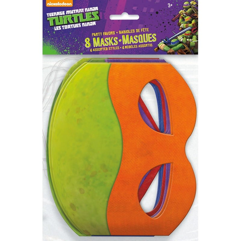 Teenage Mutant Ninja Turtle Mask 8ct