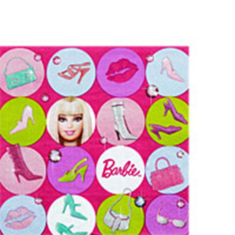 Barbie All Doll D Up Napkin (L) 16ct
