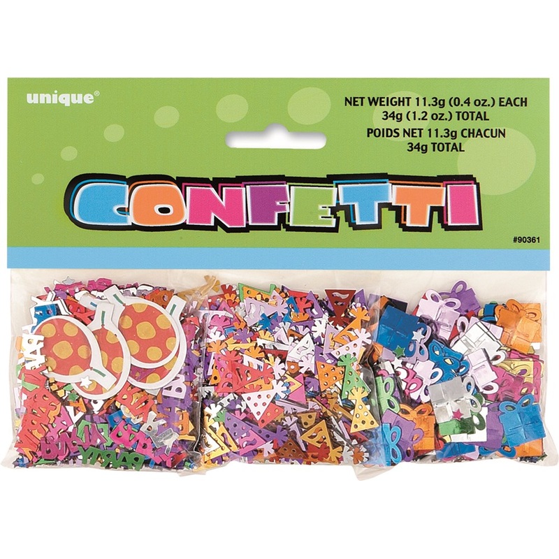 Bday Confetti 3pk 1.2oz