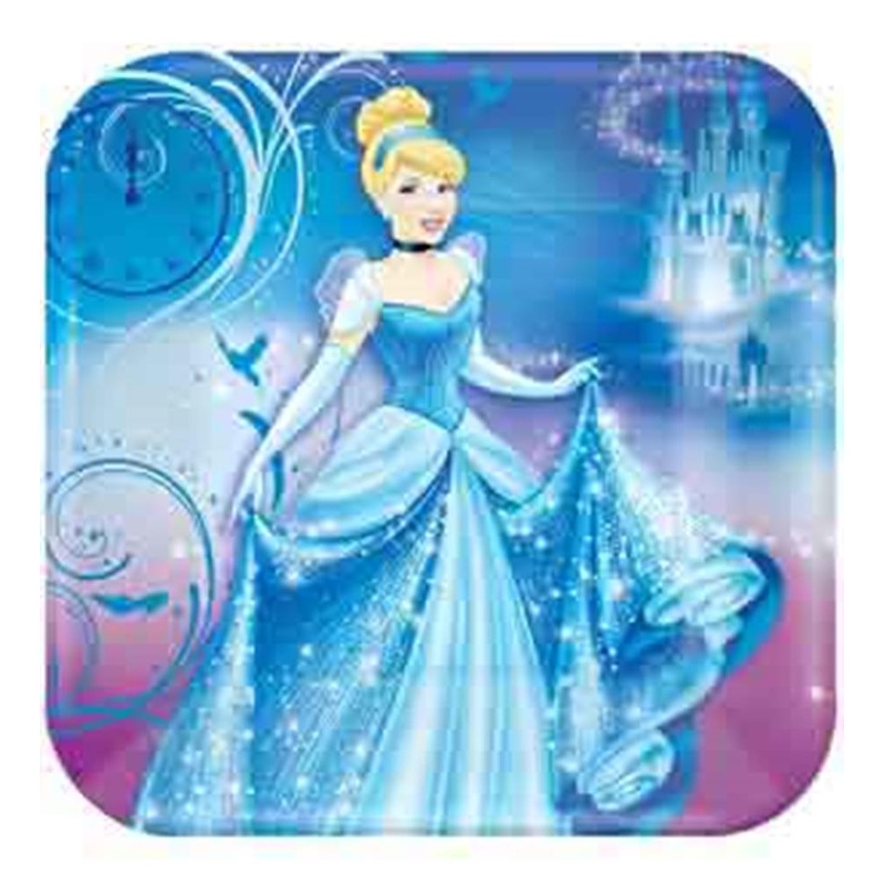Cinderella Plate (L) 8ct