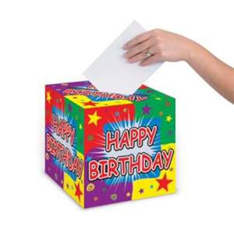 Happy Birthday Card Box