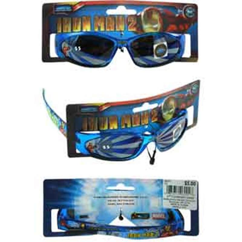 Iron Man Kids Sunglasses On Card