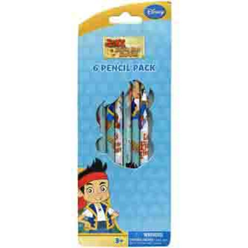 Jake and The Neverland Wood Pencil 6pc