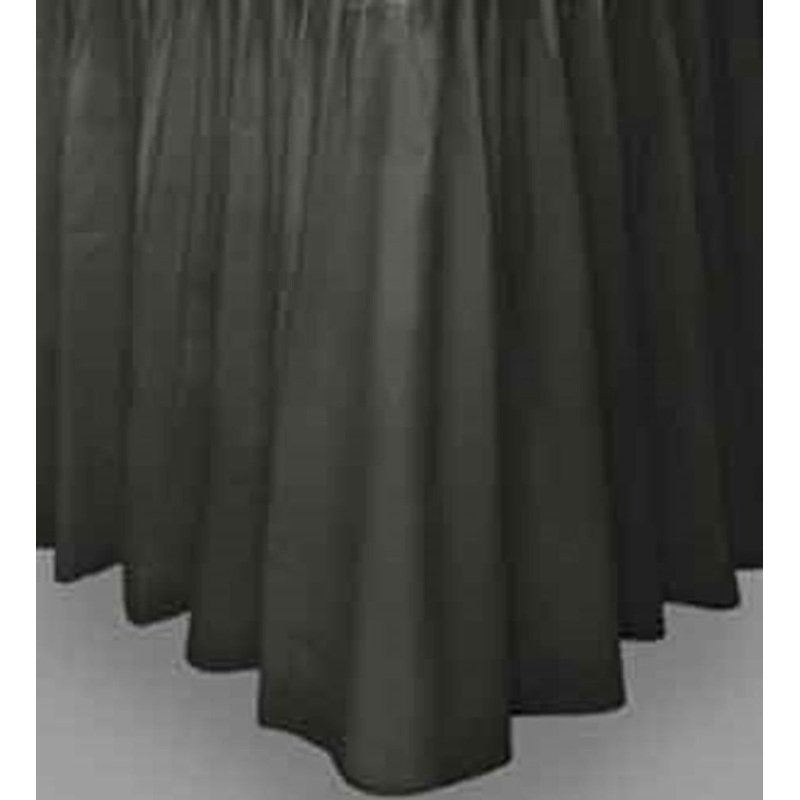 Midnight Black Tableskirt 29in x 14ft