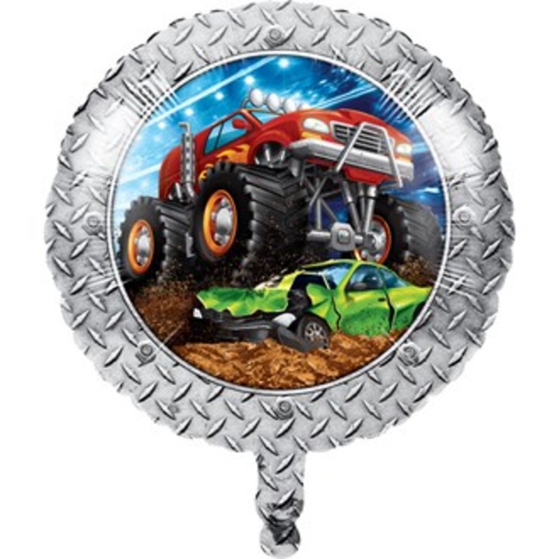 Monster Truck Rally Foil Balloon 18 inch 1ct