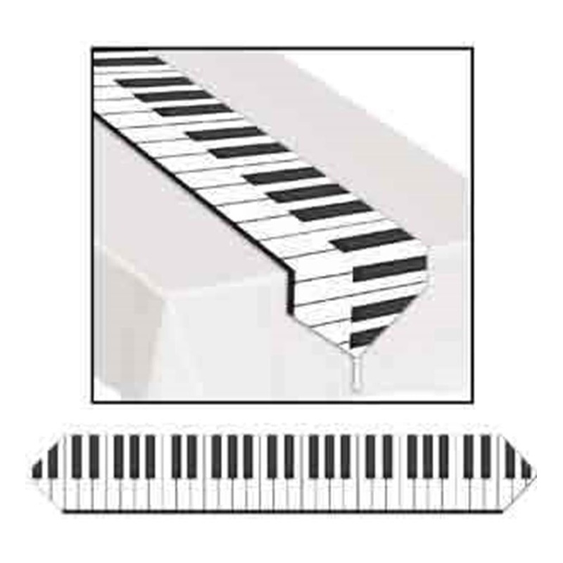 Music Piano Keyboard Table Runner