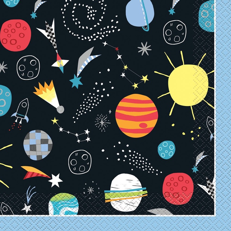 Outer Space Luncheon Napkin 16ct