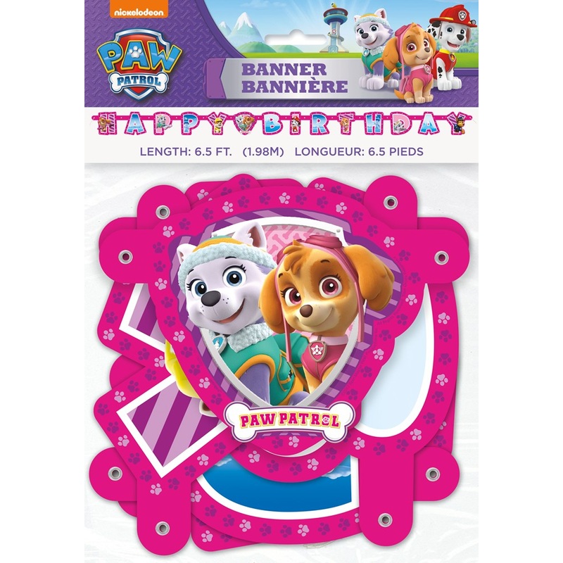 Paw Patrol Girl Banner