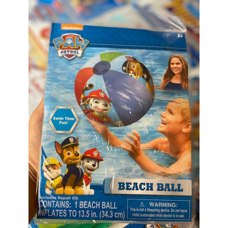 Paw Patrol Inflatable Beach Ball 20in