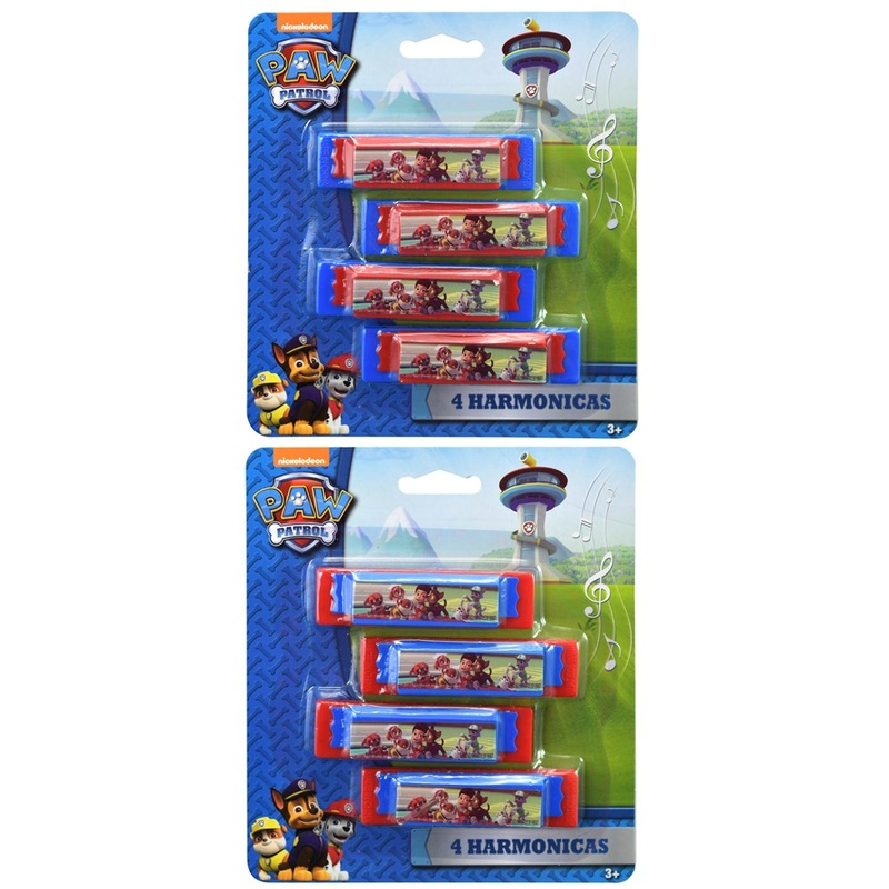Paw Patrol Mini Harmonica 4pk