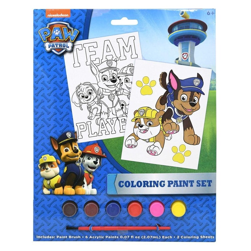 Paw Patrol Poster Paint Set