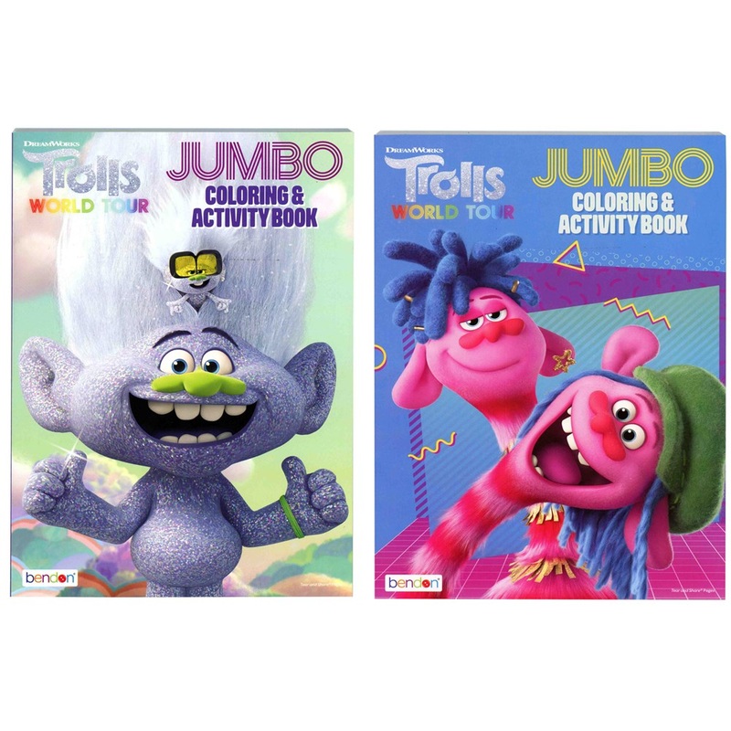 Trolls 2- 80pg Coloring Book