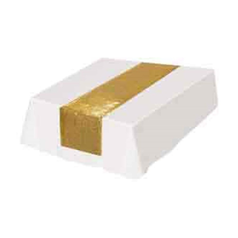 Wedding Sequined Table Runner - Gold