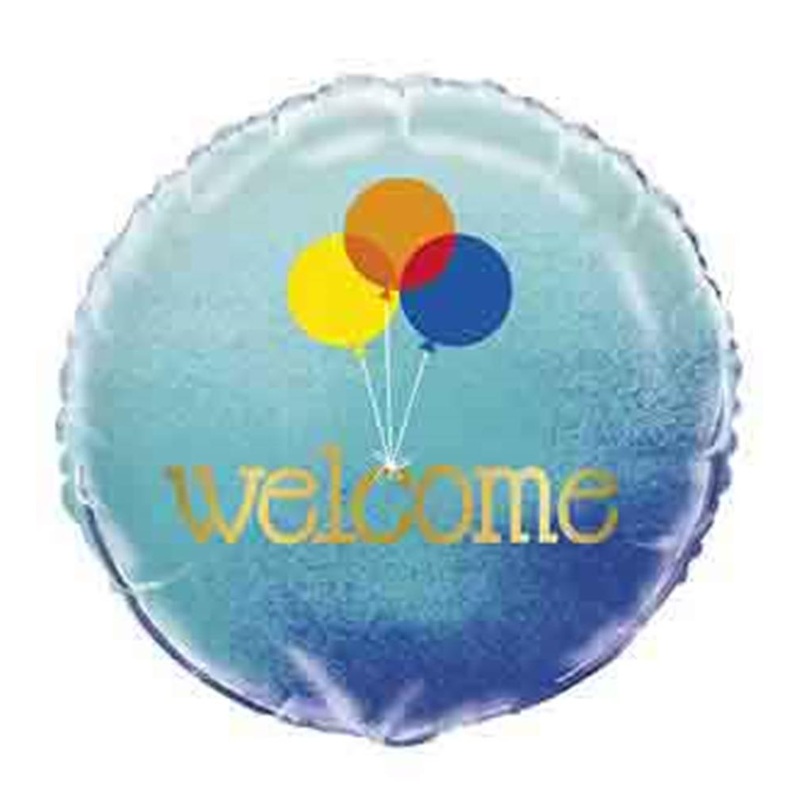 Welcome Ombre Foil Balloon 18in