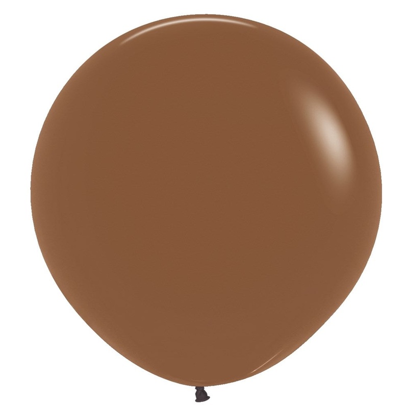 24 inch Sempertex Deluxe Coffee Latex Balloons 10ct