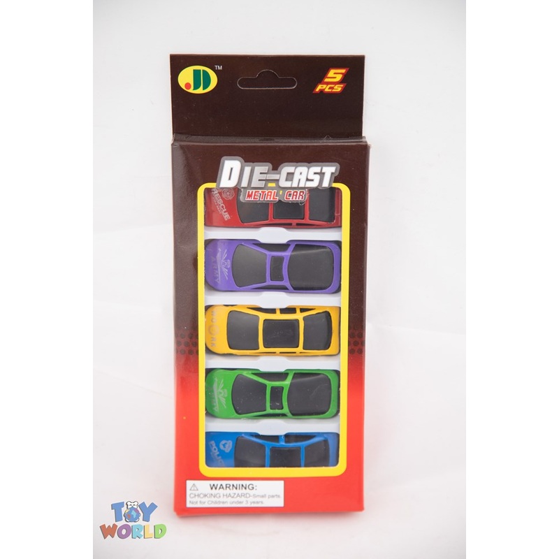 5pcs DIE CAST CARS IN BOx