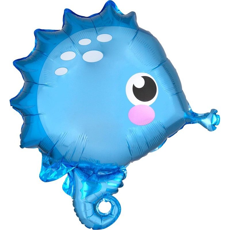 Anagram Seahorse 21 inch Foil Balloon 1ct