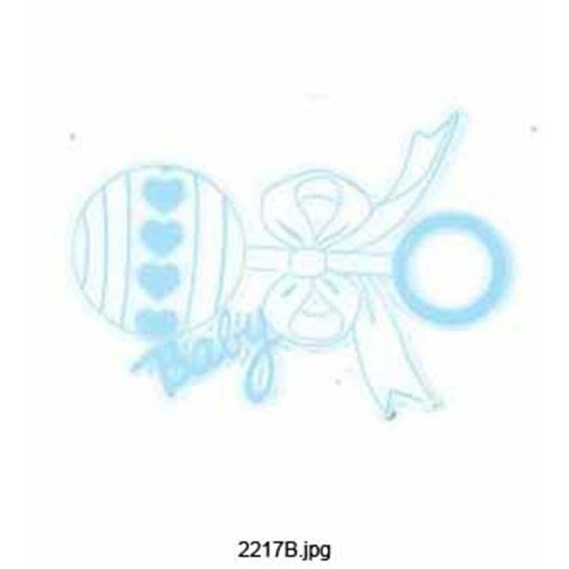 Baby Rattle Pick Blue