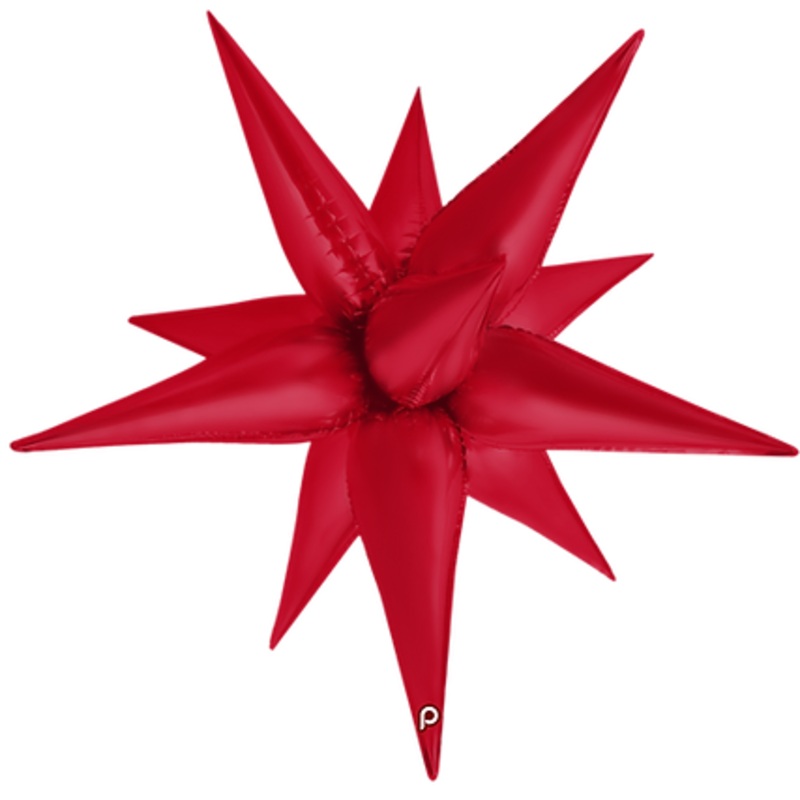 Prima 26 inch Red Satin Starburst
