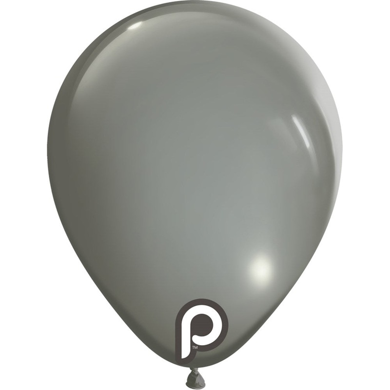 Prima Gray 5 inch Latex Balloon 100ct