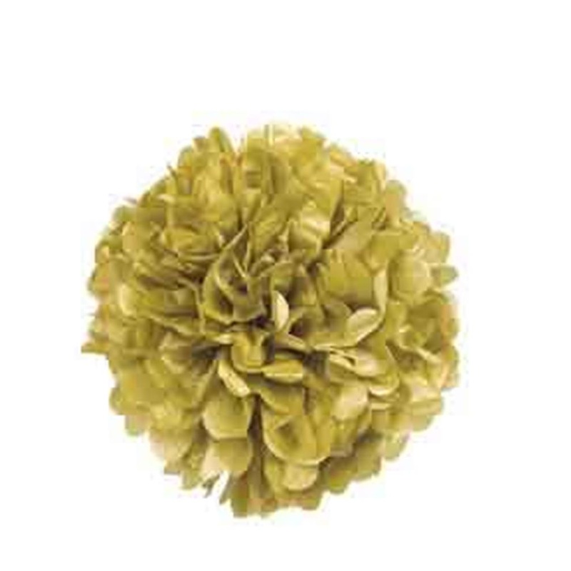 Puff Decor 16in - Gold