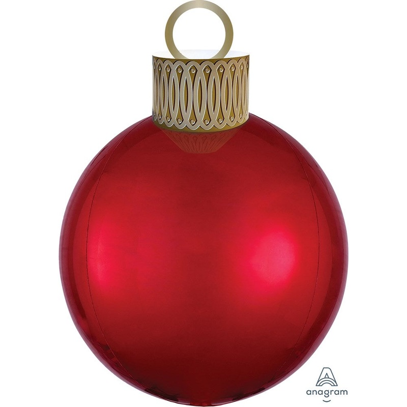 Red ORBZ Ornament Kits XL 20in Balloon