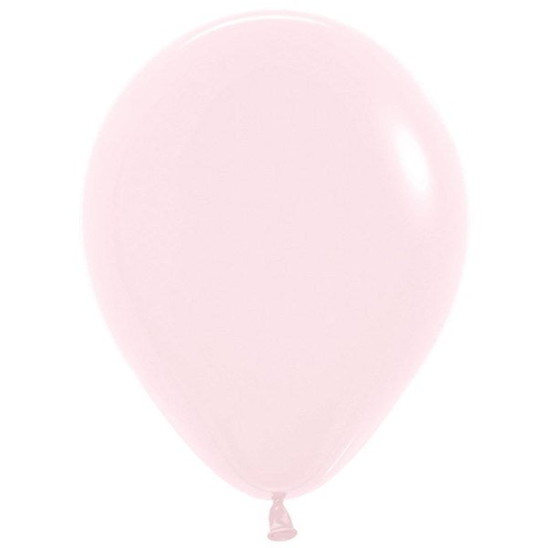 Sempertex Pastel Matte 12in Pink Latex Balloon 50ct