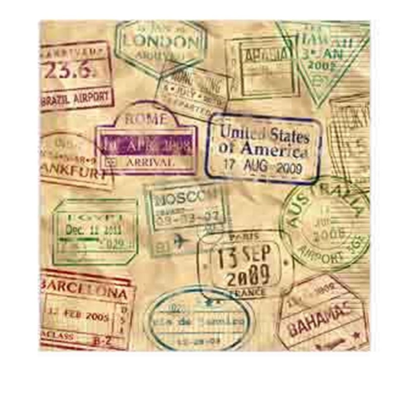 Around The World Napkin (L)