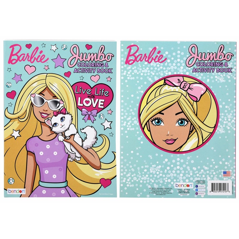 Barbie 80pg Coloring Book