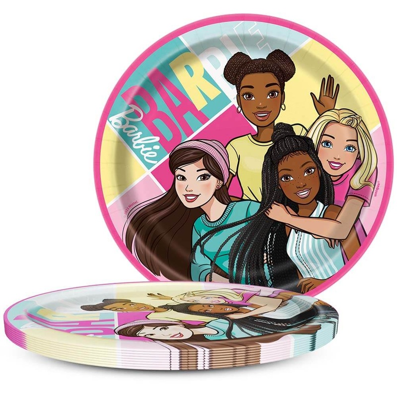 Barbie Small Plate 8ct