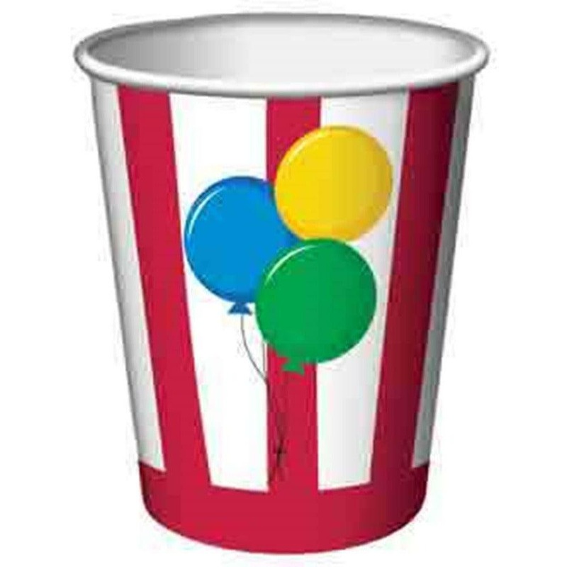Circus Time Cup 9oz 8ct