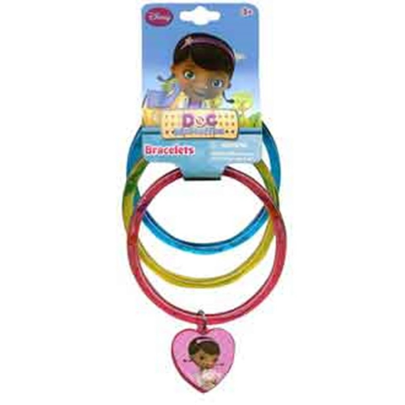 Doc Mcstuffins 3 On Glitter Bangles With