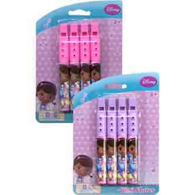 Doc Mcstuffins Mini Flute 4pk