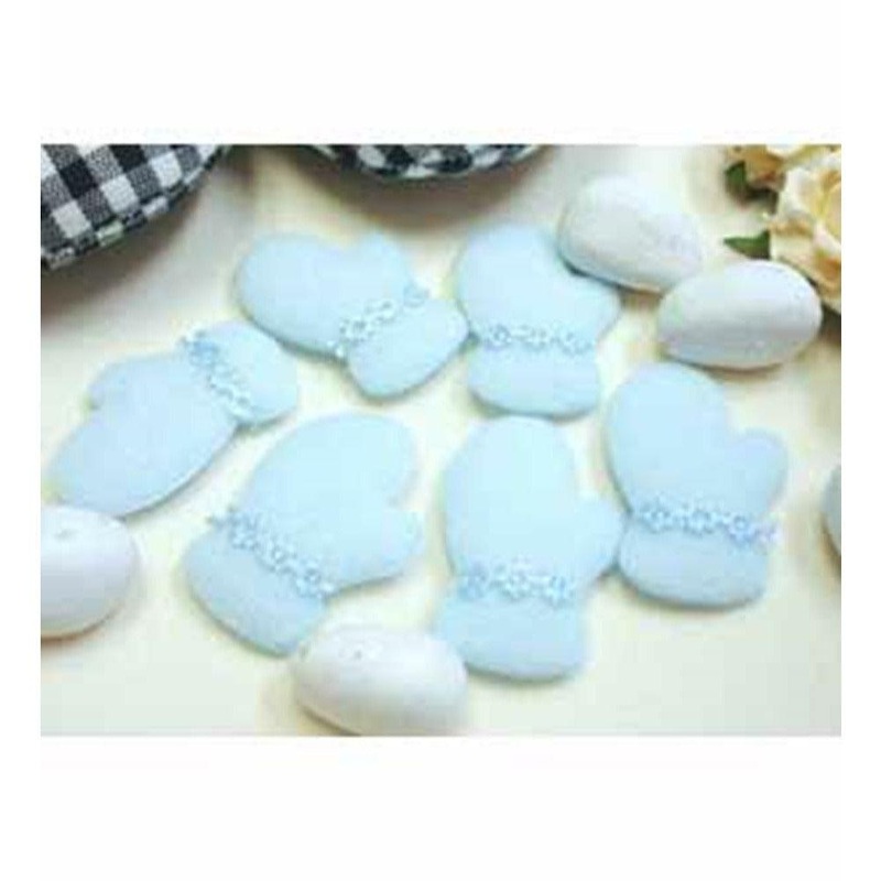 Fabric Baby Gloves Blue
