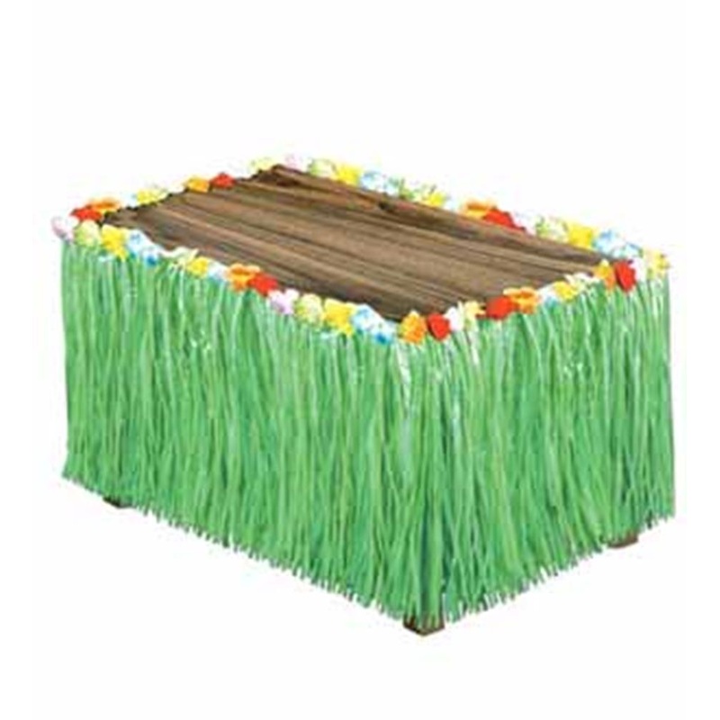 Grass Flower Tableskirt 30x9 Green