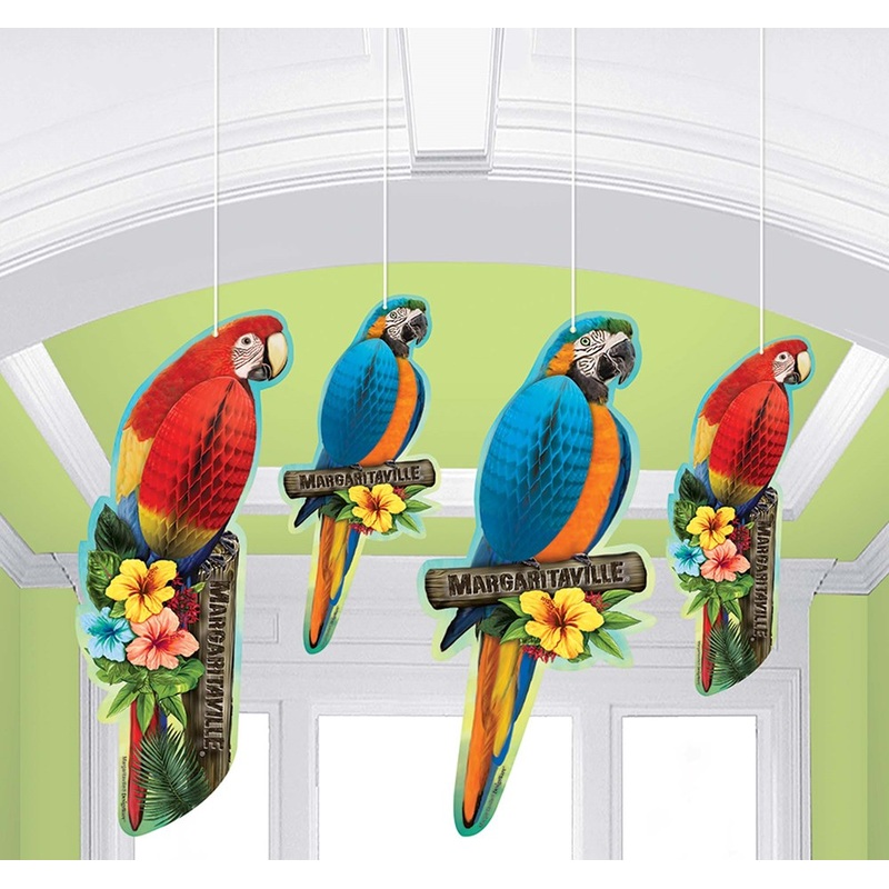 Honey Comb Bird Margaritaville 4ct
