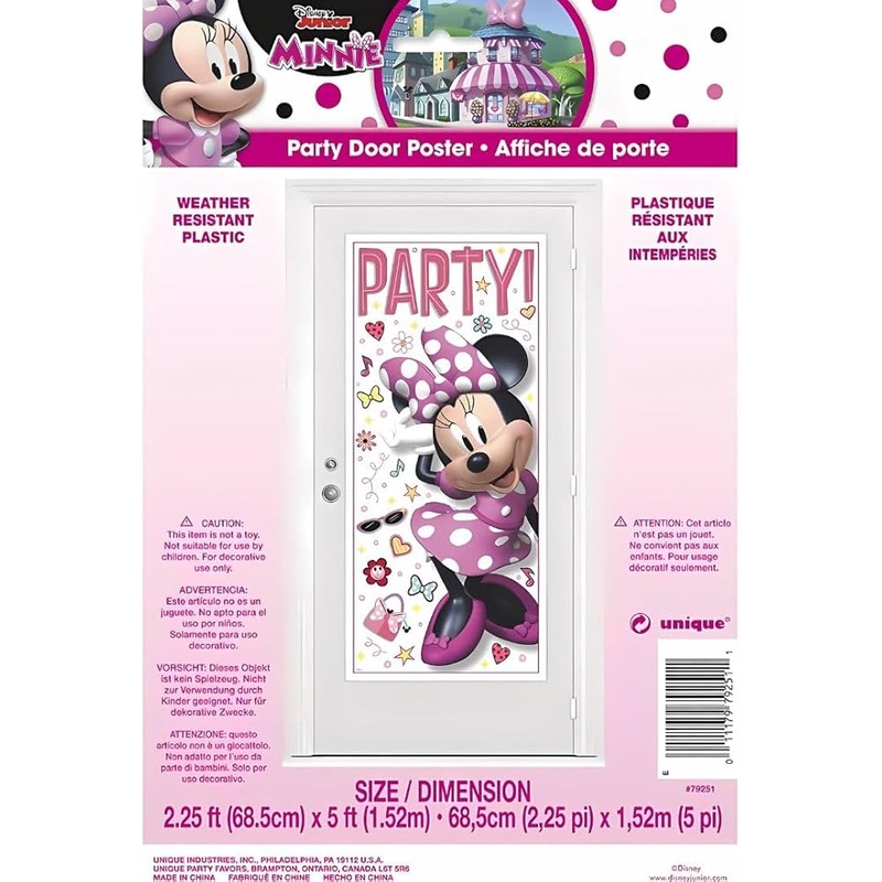 Iconic Minnie Door Poster 27x60