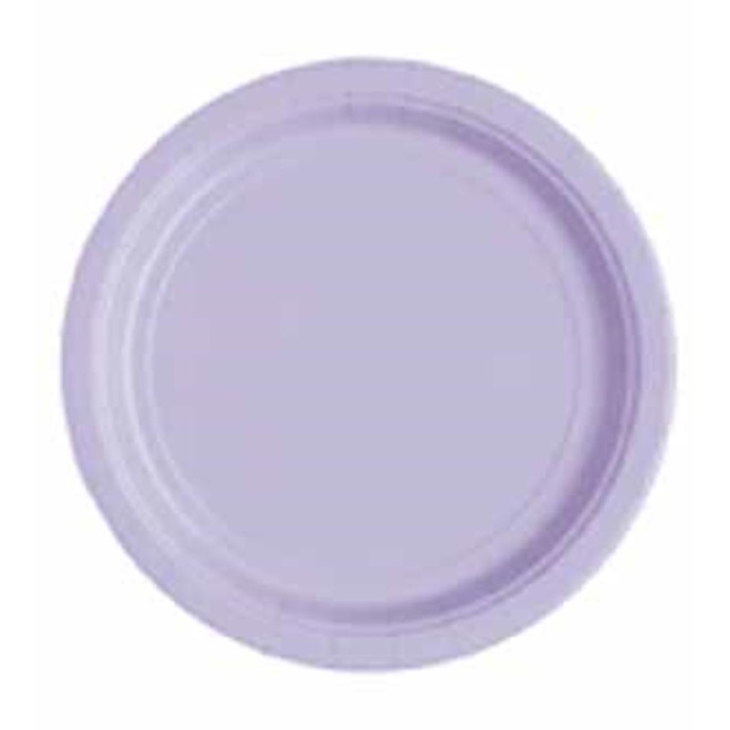 Lavender Plate 7 inch 20ct