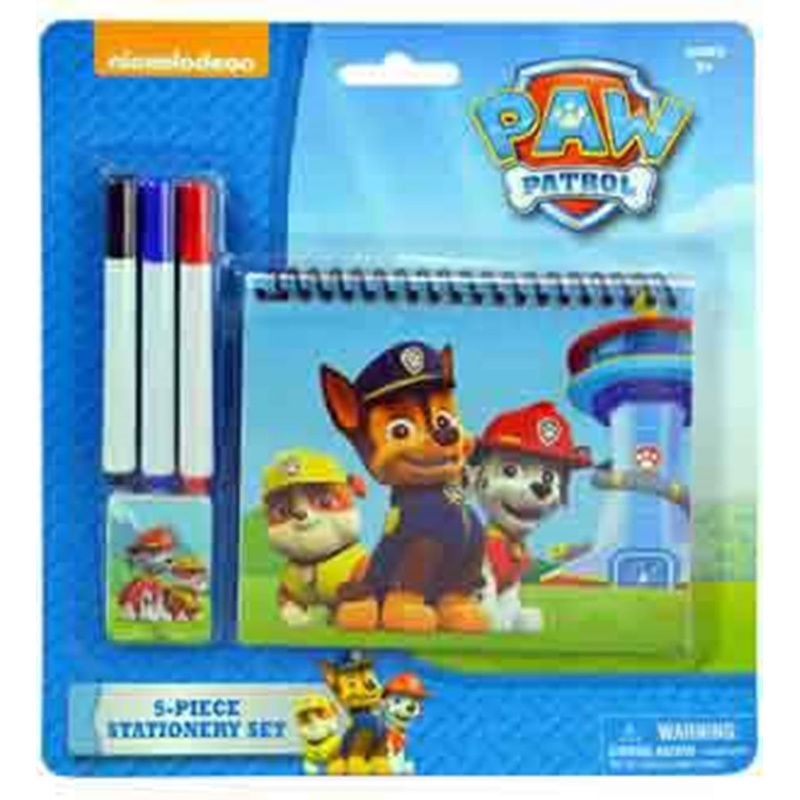 Paw Patrol Stationery Set 5pc