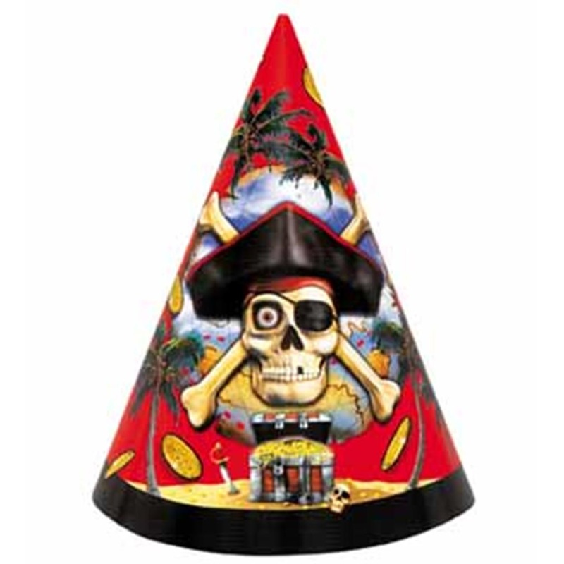 Pirate Bounty Hats 8ct