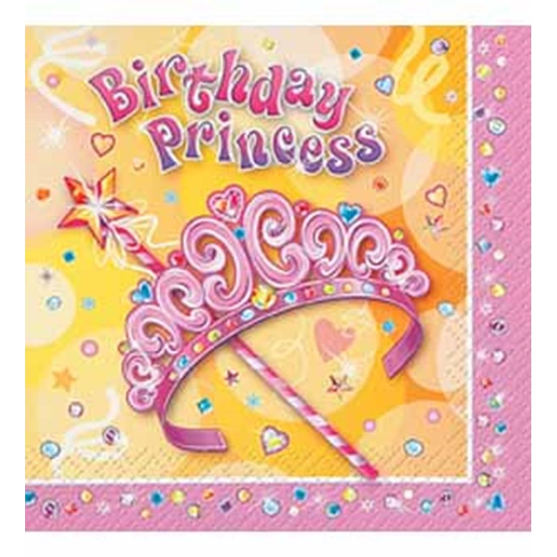 Pretty Princess Napkin (S) 16ct