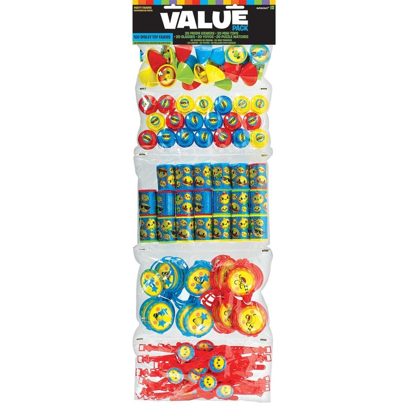 Smiley Toy Super Mega Mix Favor 100ct