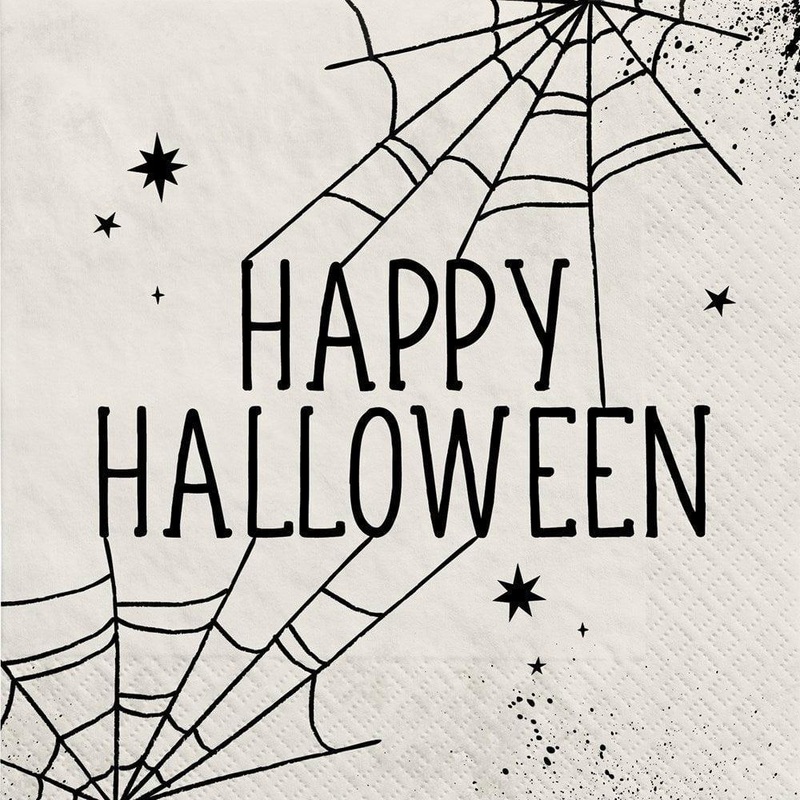 Spider Web Night Luncheon Napkin 40ct