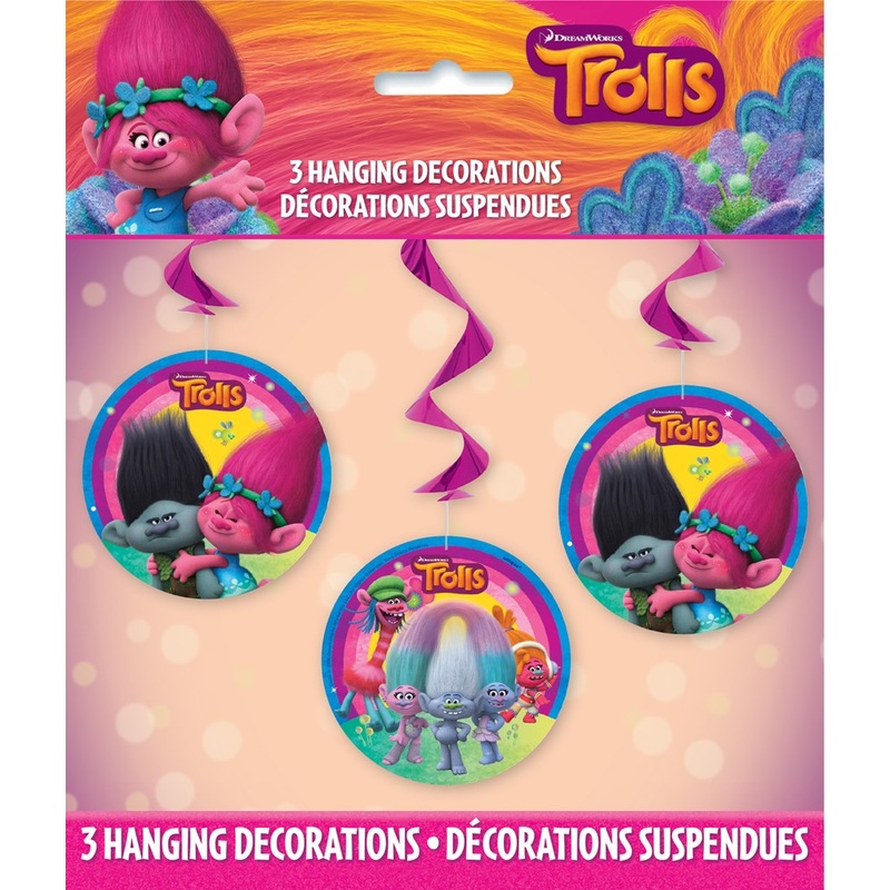 Trolls Hanging Swirl 26in 3ct